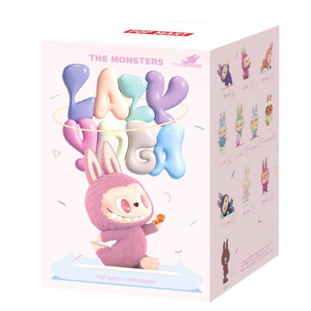 POP MART LABUBU The Monsters Lazy Yoga Series Vinyl Figure Blind Box Authentic